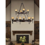 Livex Lighting - 4869-67 - Cape May - 12 Light Chandelier in Mediterranean Style - 47.5 Inches wide by 40.5 Inches high