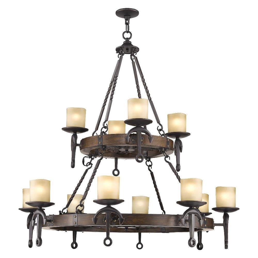 Livex Lighting - 4869-67 - Cape May - 12 Light Chandelier in Mediterranean Style - 47.5 Inches wide by 40.5 Inches high