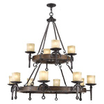 Livex Lighting - 4869-67 - Cape May - 12 Light Chandelier in Mediterranean Style - 47.5 Inches wide by 40.5 Inches high