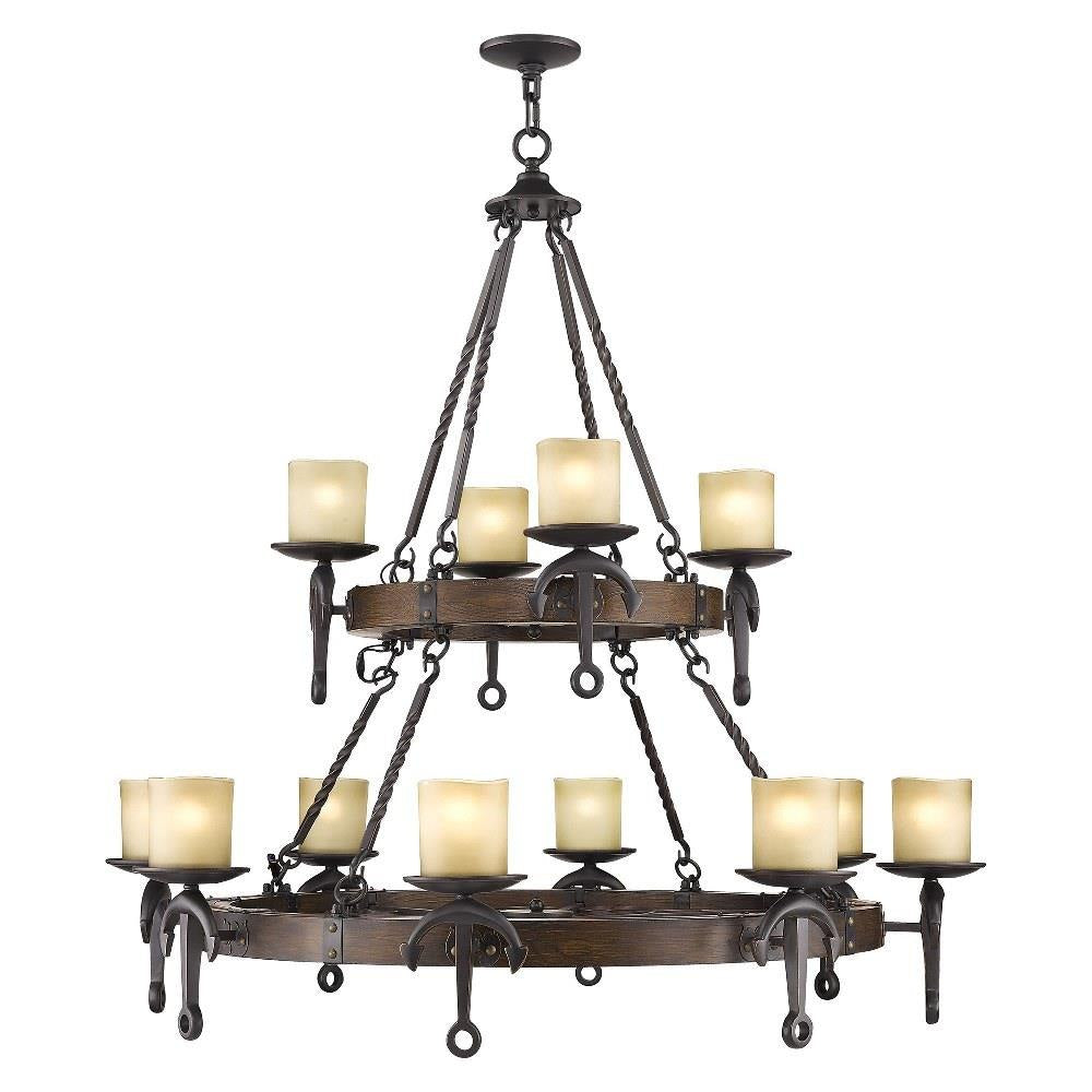 Livex Lighting - 4869-67 - Cape May - 12 Light Chandelier in Mediterranean Style - 47.5 Inches wide by 40.5 Inches high