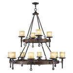 Livex Lighting - 4869-67 - Cape May - 12 Light Chandelier in Mediterranean Style - 47.5 Inches wide by 40.5 Inches high