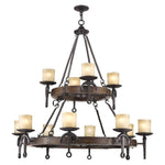 Livex Lighting - 4869-67 - Cape May - 12 Light Chandelier in Mediterranean Style - 47.5 Inches wide by 40.5 Inches high