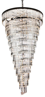 Elegant Lighting Sydney 48" Spiral Crystal Chandelier