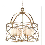 Argyle Aged Brass Six-Light Chandelier