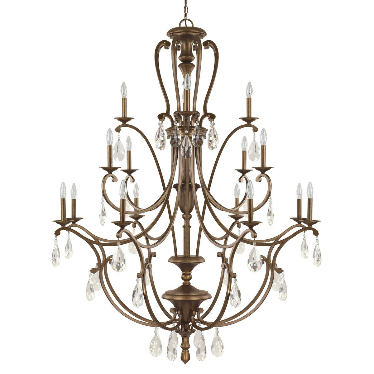Fixture Company Claybourne Suede 16-Light Chandelier