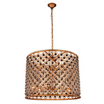 Madison Golden Iron 35.5-Inch Twelve-Light Pendant