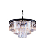 Sydney Mocha Brown Sixteen-Inch Pendant with Royal Cut Clear Crystals