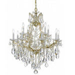 Bailey Street Home - 49-BEL-1626994 - Barclay Avenue - Twelve Light Chandelier in Traditional and Contemporary Style - 28 Inches Wide by 32 Inches High