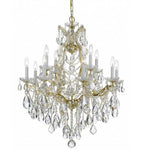 Bailey Street Home - 49-BEL-1626994 - Barclay Avenue - Twelve Light Chandelier in Traditional and Contemporary Style - 28 Inches Wide by 32 Inches High