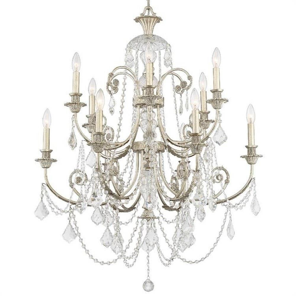 Bailey Street Home - 49-BEL-1627465 - Shannon Hall - Twelve Light Chandelier in Classic Style - 32 Inches Wide by 41 Inches High