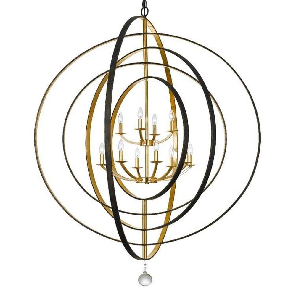 Bailey Street Home - 49-BEL-2016318 - Park Lee Road - Twelve Light Chandelier in Classic Style - 60 Inches Wide by 63 Inches High