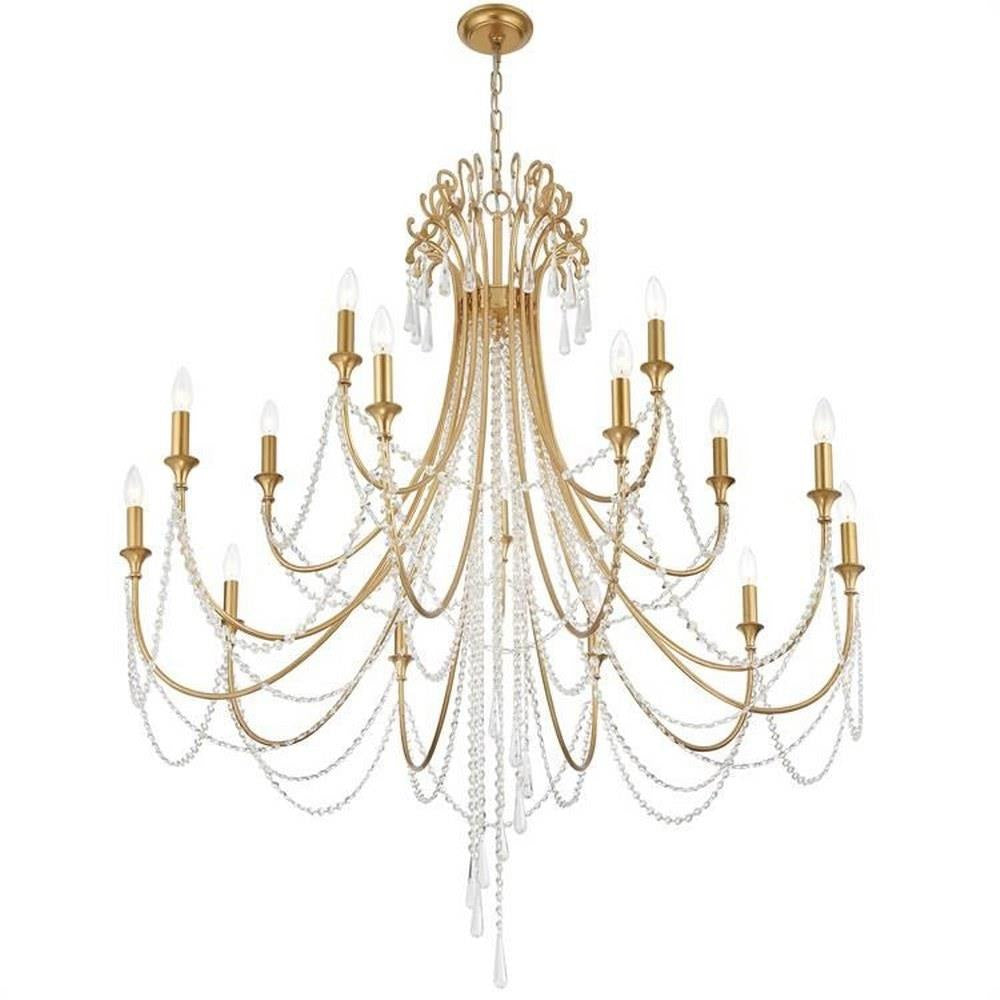 Bailey Street Home - 49-BEL-4444163 - Watson Links - 15 Light 2-Tier Chandelier