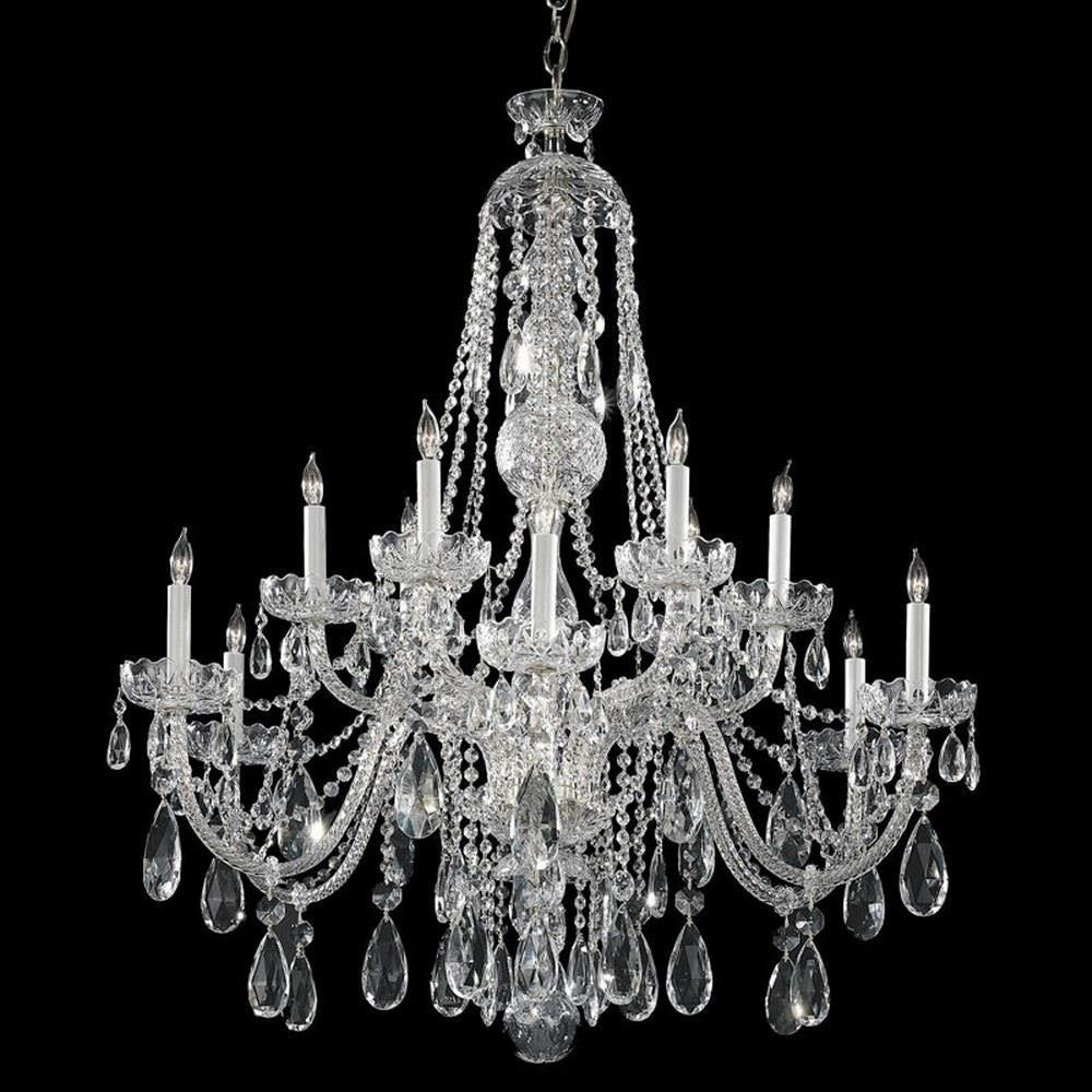 Bailey Street Home - 49-BEL-4444230 - Crystal - 12 Light Chandelier in Classic Style - 42 Inches Wide by 46 Inches High