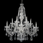 Bailey Street Home - 49-BEL-4444230 - Crystal - 12 Light Chandelier in Classic Style - 42 Inches Wide by 46 Inches High