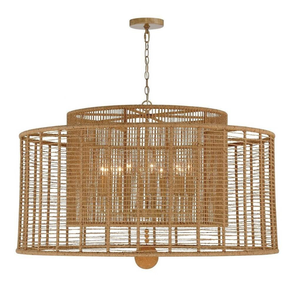 Bailey Street Home - 49-BEL-4611388 - Evertons Close - 12 Light Chandelier In Farmhouse and Industrial Style-25.5 Inches Tall and 42.7 Inches Wide