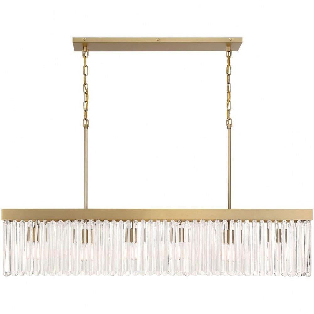 Bailey Street Home - 49-BEL-4661471 - City Pines - 6 Light Chandelier-23.75 Inches Tall and 49 Inches Wide