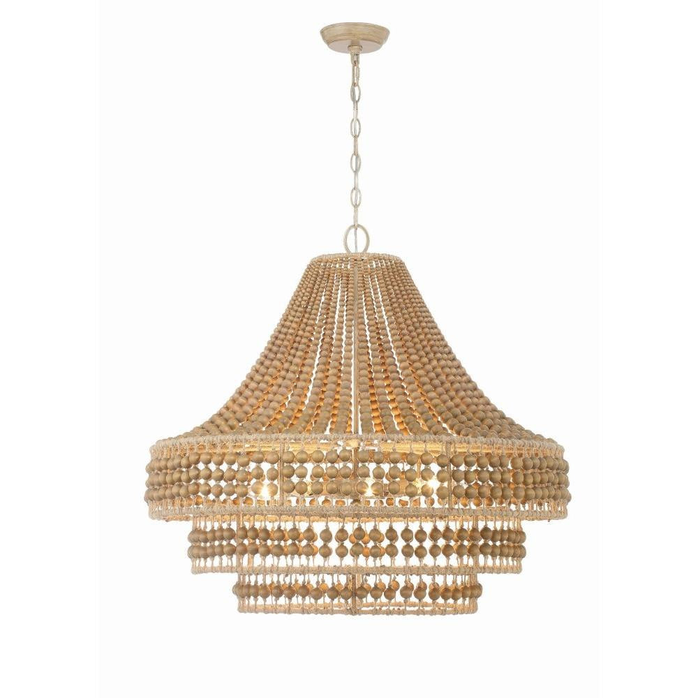 Bailey Street Home - 49-BEL-4956146 - Mackenzie Quadrant - 8 Light Chandelier-27.25 Inches Tall and 30 Inches Wide