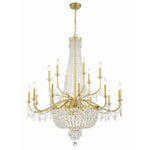 Bailey Street Home - 49-BEL-5145020 - Dunlop Vale - 22 Light 3-Tier Chandelier-46 Inches Tall and 40 Inches Wide