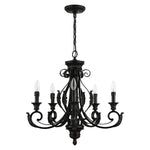 Livex Lighting - 49065-68 - Valencia - 5 Light Chandelier In Contemporary Style-24 Inches Tall and 25 Inches Wide