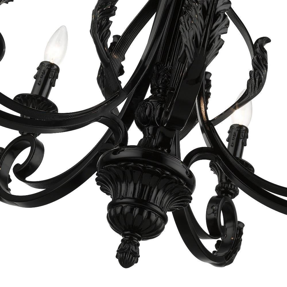 Livex Lighting - 49065-68 - Valencia - 5 Light Chandelier In Contemporary Style-24 Inches Tall and 25 Inches Wide