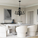 Livex Lighting - 49065-68 - Valencia - 5 Light Chandelier In Contemporary Style-24 Inches Tall and 25 Inches Wide