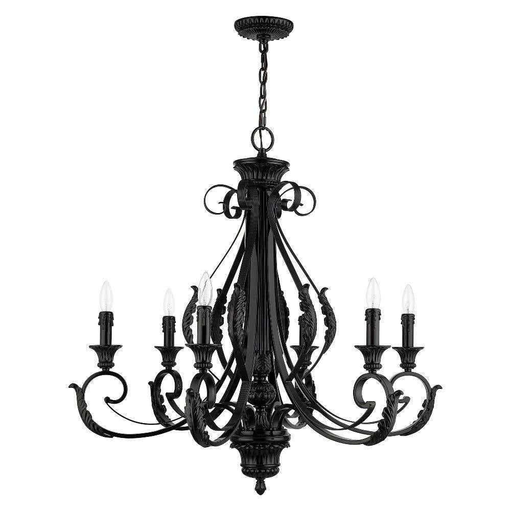 Bailey Street Home - 218-BEL-5054487 - St Helens Mount - 6 Light Large Chandelier In Contemporary Style-34.75 Inches Tall and 35 Inches Wide