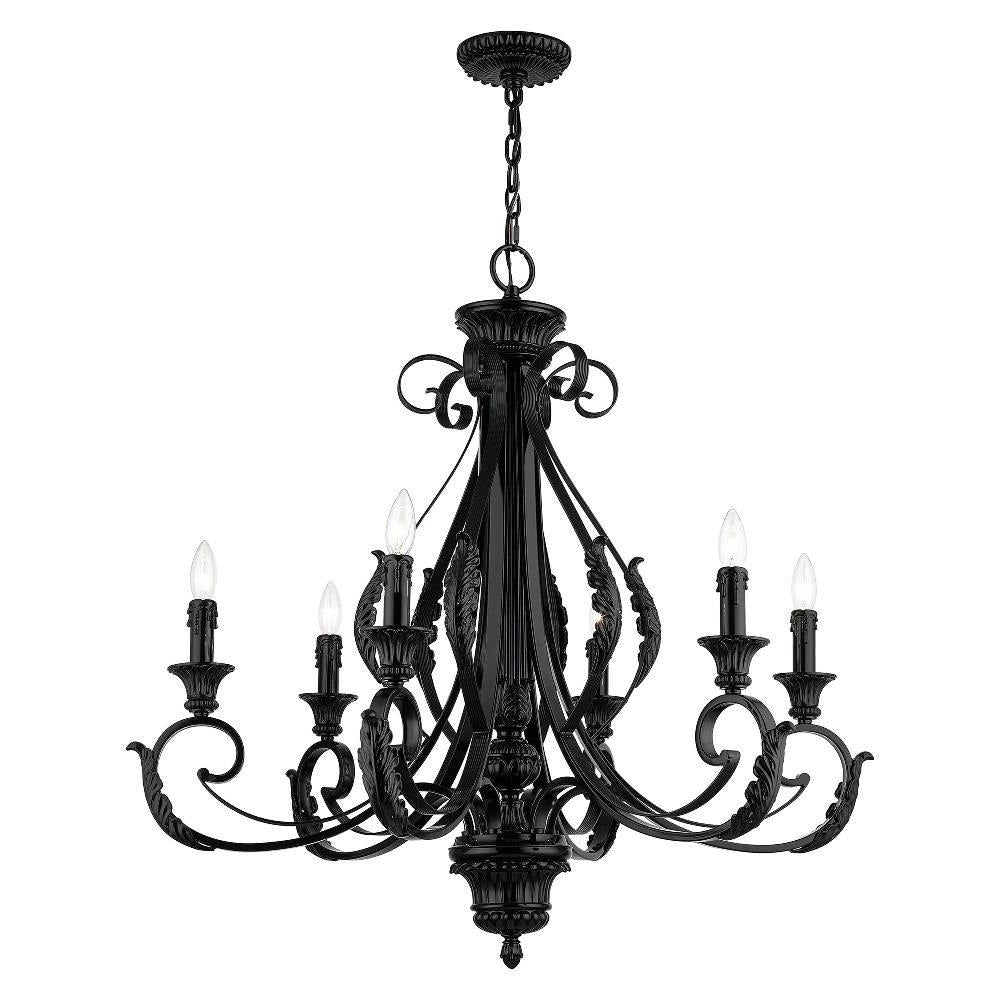 Bailey Street Home - 218-BEL-5054487 - St Helens Mount - 6 Light Large Chandelier In Contemporary Style-34.75 Inches Tall and 35 Inches Wide