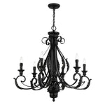 Bailey Street Home - 218-BEL-5054487 - St Helens Mount - 6 Light Large Chandelier In Contemporary Style-34.75 Inches Tall and 35 Inches Wide