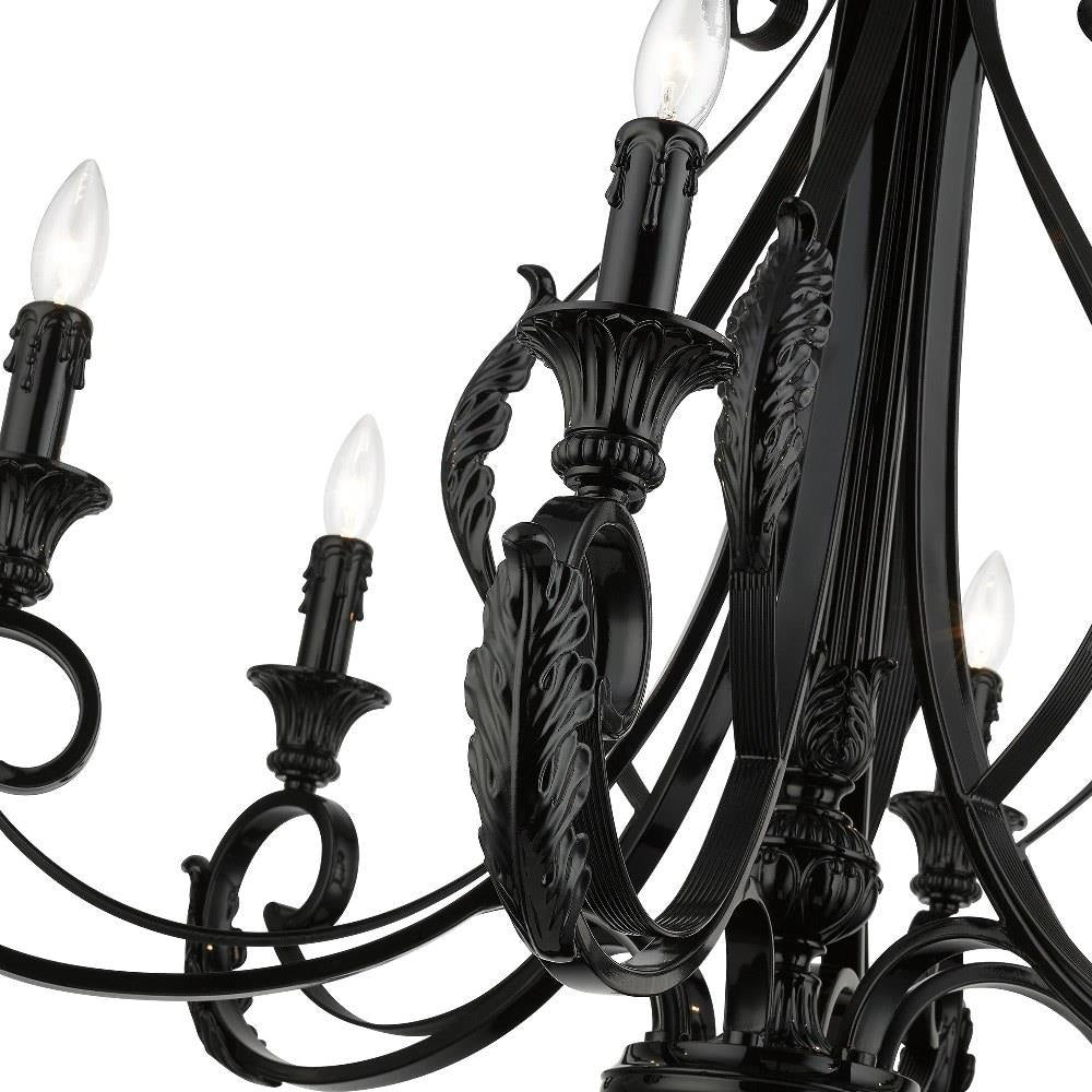 Bailey Street Home - 218-BEL-5054487 - St Helens Mount - 6 Light Large Chandelier In Contemporary Style-34.75 Inches Tall and 35 Inches Wide