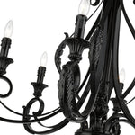 Bailey Street Home - 218-BEL-5054487 - St Helens Mount - 6 Light Large Chandelier In Contemporary Style-34.75 Inches Tall and 35 Inches Wide