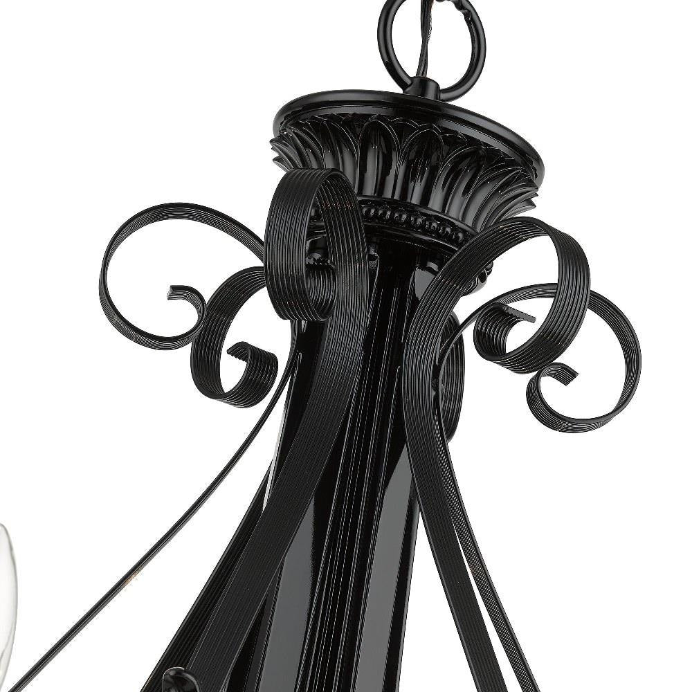 Bailey Street Home - 218-BEL-5054487 - St Helens Mount - 6 Light Large Chandelier In Contemporary Style-34.75 Inches Tall and 35 Inches Wide