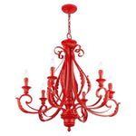 Bailey Street Home - 218-BEL-5054487 - St Helens Mount - 6 Light Large Chandelier In Contemporary Style-34.75 Inches Tall and 35 Inches Wide