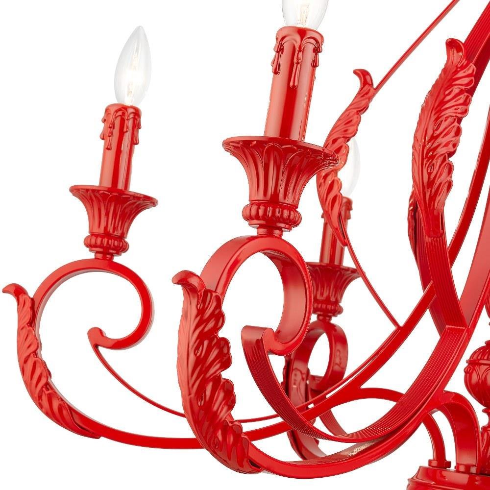 Bailey Street Home - 218-BEL-5054487 - St Helens Mount - 6 Light Large Chandelier In Contemporary Style-34.75 Inches Tall and 35 Inches Wide