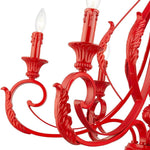 Bailey Street Home - 218-BEL-5054487 - St Helens Mount - 6 Light Large Chandelier In Contemporary Style-34.75 Inches Tall and 35 Inches Wide