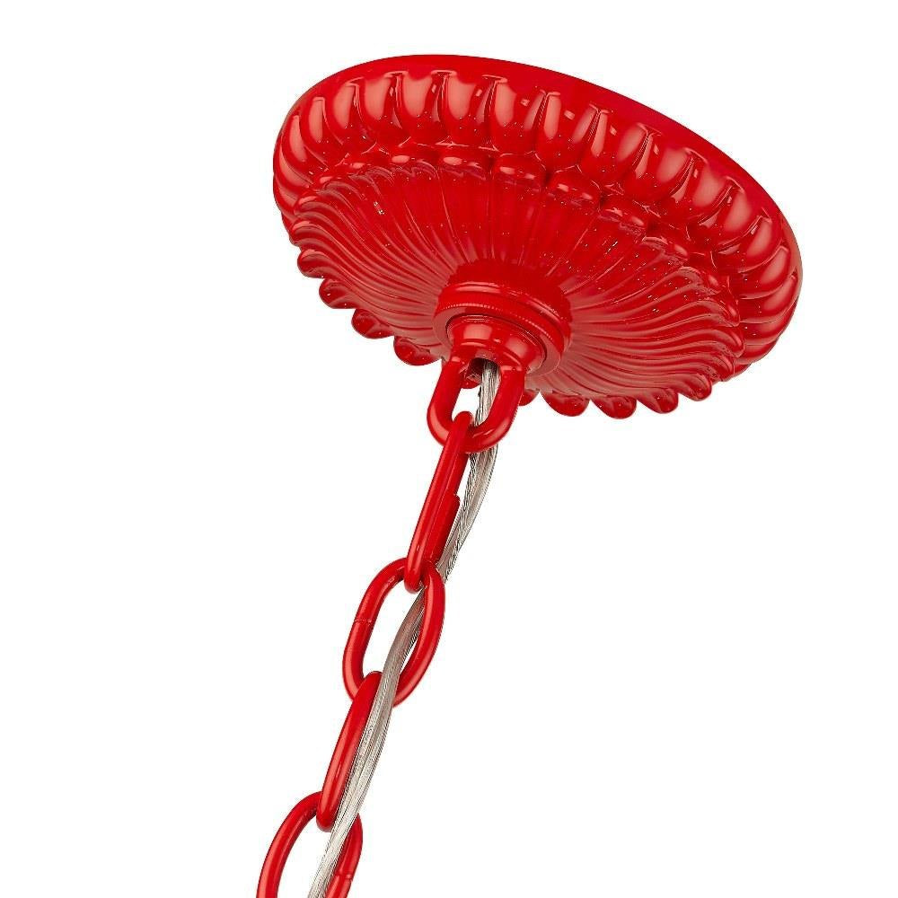 Livex Lighting - 49066-82 - Valencia - 6 Light Large Chandelier In Contemporary Style-34.75 Inches Tall and 35 Inches Wide