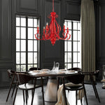 Livex Lighting - 49066-82 - Valencia - 6 Light Large Chandelier In Contemporary Style-34.75 Inches Tall and 35 Inches Wide