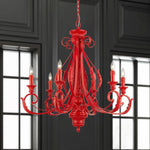 Bailey Street Home - 218-BEL-5054487 - St Helens Mount - 6 Light Large Chandelier In Contemporary Style-34.75 Inches Tall and 35 Inches Wide