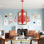 Livex Lighting - 49066-82 - Valencia - 6 Light Large Chandelier In Contemporary Style-34.75 Inches Tall and 35 Inches Wide