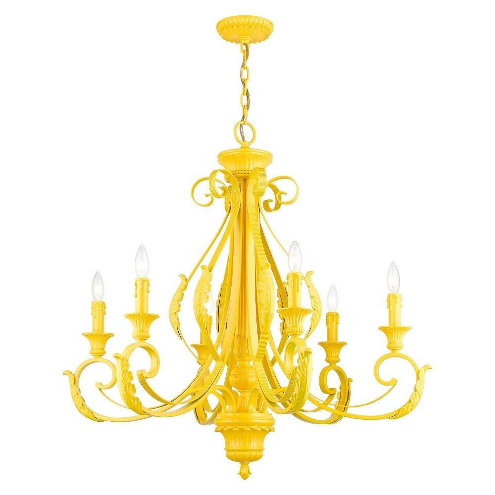 Bailey Street Home - 218-BEL-5054487 - St Helens Mount - 6 Light Large Chandelier In Contemporary Style-34.75 Inches Tall and 35 Inches Wide