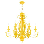 Bailey Street Home - 218-BEL-5054487 - St Helens Mount - 6 Light Large Chandelier In Contemporary Style-34.75 Inches Tall and 35 Inches Wide
