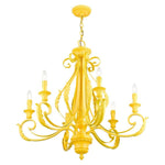 Bailey Street Home - 218-BEL-5054487 - St Helens Mount - 6 Light Large Chandelier In Contemporary Style-34.75 Inches Tall and 35 Inches Wide