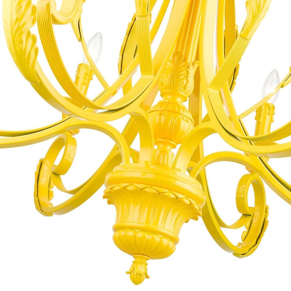 Bailey Street Home - 218-BEL-5054487 - St Helens Mount - 6 Light Large Chandelier In Contemporary Style-34.75 Inches Tall and 35 Inches Wide