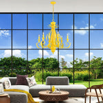 Bailey Street Home - 218-BEL-5054487 - St Helens Mount - 6 Light Large Chandelier In Contemporary Style-34.75 Inches Tall and 35 Inches Wide