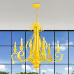 Livex Lighting - 49066-82 - Valencia - 6 Light Large Chandelier In Contemporary Style-34.75 Inches Tall and 35 Inches Wide