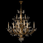 CRYSTAL LAUREL 57" W Round Chandelier