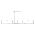 Livex Lighting - 49209-91 - Solna - 7 Light Linear Chandelier in Mid Century Modern Style - 16.5 Inches wide by 16.5 Inches high