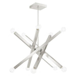 Livex Lighting - 49227-91 - Solna - 10 Light Chandelier in Mid Century Modern Style - 34 Inches wide by 24 Inches high