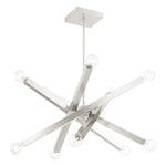 Livex Lighting - 49227-91 - Solna - 10 Light Chandelier in Mid Century Modern Style - 34 Inches wide by 24 Inches high