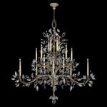 CRYSTAL LAUREL 75" W Round Chandelier