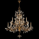 CRYSTAL LAUREL 75" W Round Chandelier
